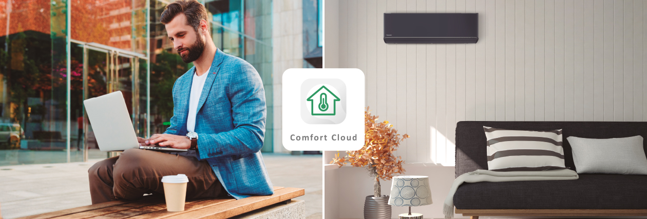 WiFi integrado con Panasonic Comfort Cloud